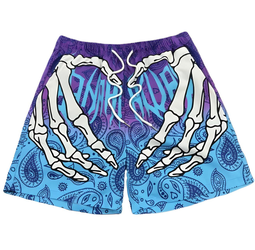 Short de bain - Lover Skull