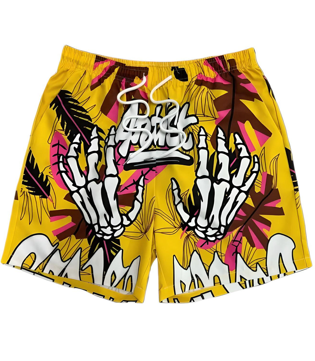 Short de bain - Pineapple Skull