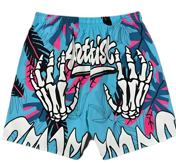 Short de bain - Pineapple Skull